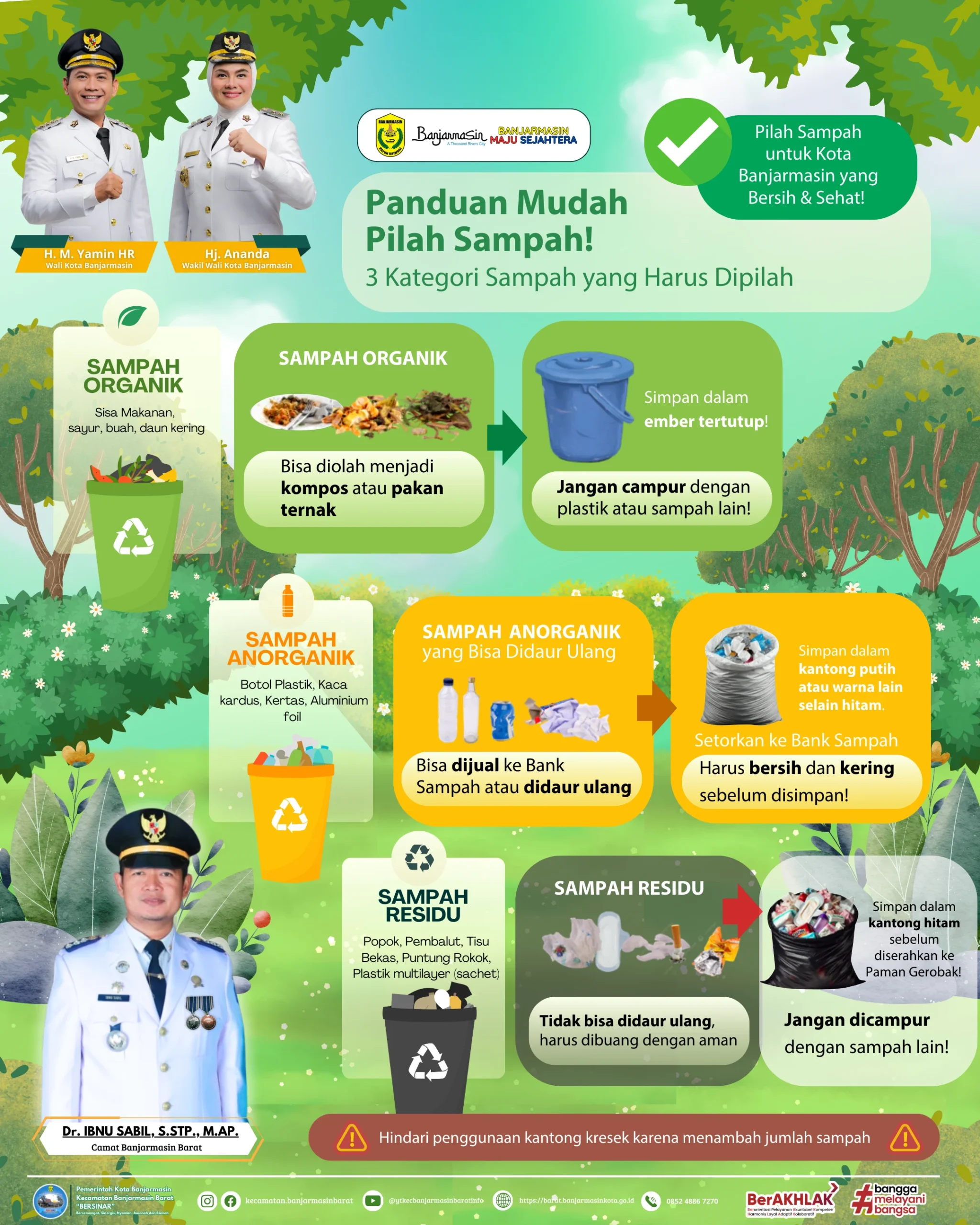 Pramono Umumkan Gerakan Pilah Sampah dari Rumah Mulai Senin