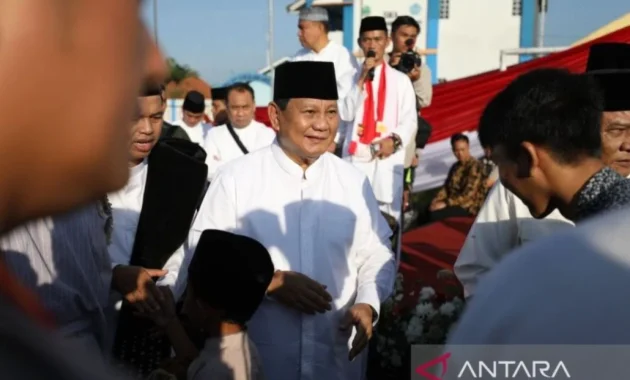Presiden Prabowo Laksanakan Salat Idul Adha 1447 Hijriah di Prancis