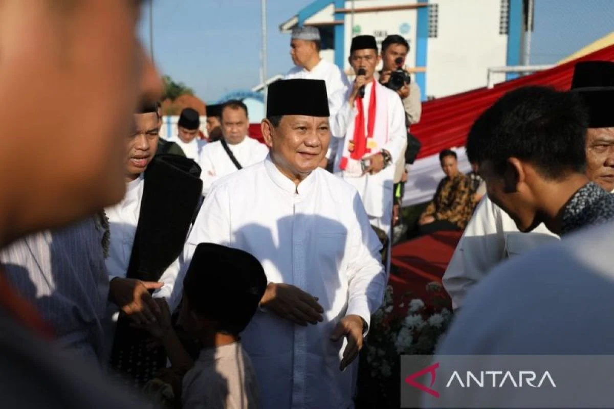 Presiden Prabowo Laksanakan Salat Idul Adha 1447 Hijriah di Prancis