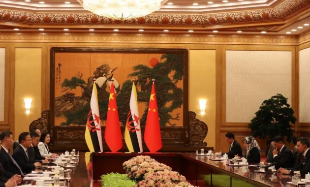 Presiden Xi Jinping Bertemu Putra Mahkota Brunei untuk Pererat Hubungan Bilateral