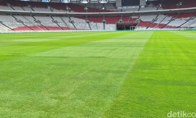 PSSI Pastikan Rumput Stadion Utama Gelora Bandung Kota (SUGBK) Masih Layak Digunakan