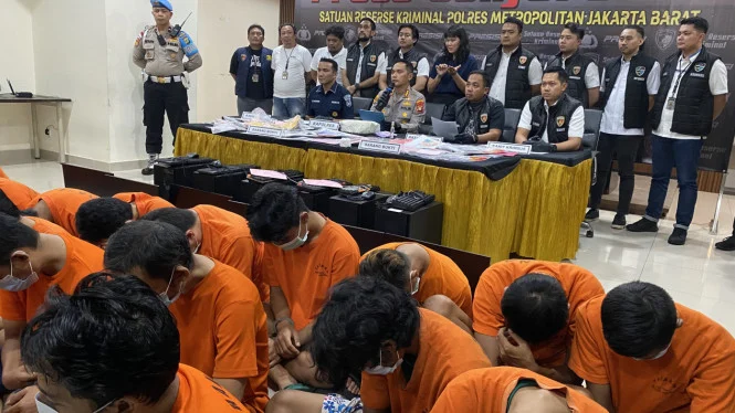 Puluhan Brimob Geruduk Gedung di Jakpus, Amankan Sindikat Judi Online Jaringan Internasional Bareng Bareskrim