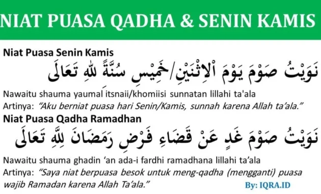 Rahasia Niat Puasa Senin & Kamis: Cara Tepat, Bacaan Arab, dan Keutamaannya di Bulan Dzulhijjah 2026