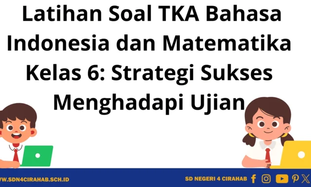 Rahasia Sukses Menghadapi Soal TKA Bahasa Indonesia Kelas 6: Tips Praktis dan Contoh Soal Terbaik!