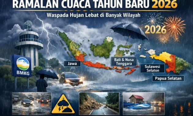 Ramalan Cuaca 2025-2026: Dari Tulungagung hingga Makassar, Hujan Ringan Menghantui Seluruh Nusantara