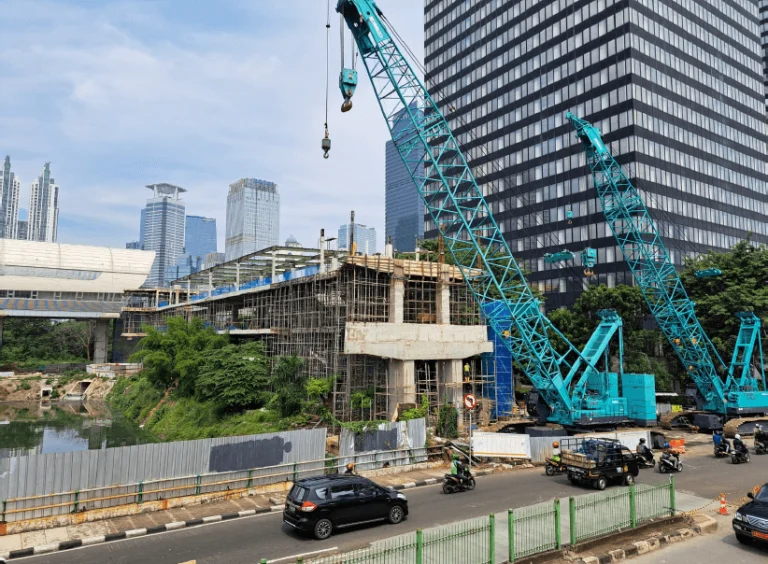 Rekayasa Lalu Lintas Dilakukan Saat Tahapan Erection Girder di Latumenten