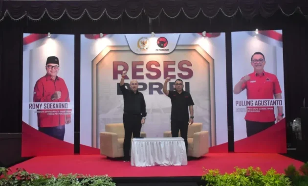 Reses Bersama di Dapil, Romy Soekarno dan Pulung Agustanto Tunjukkan Soliditas Kader PDIP