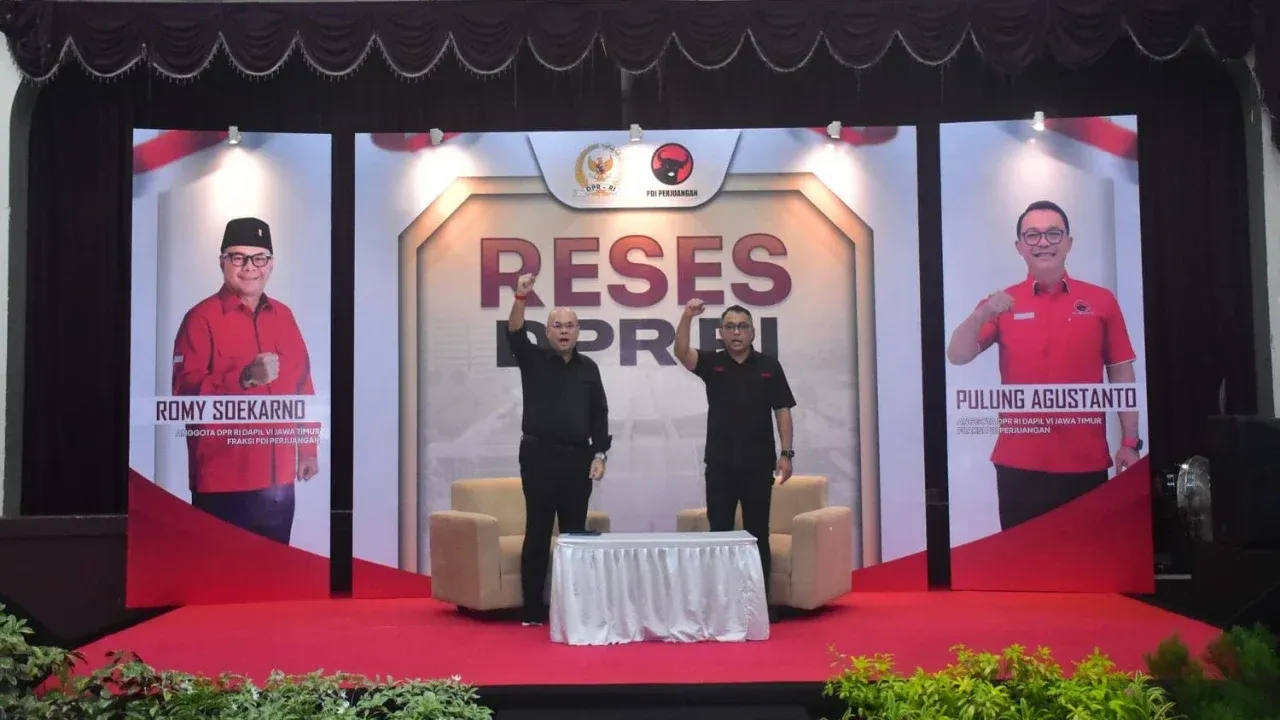 Reses Bersama di Dapil, Romy Soekarno dan Pulung Agustanto Tunjukkan Soliditas Kader PDIP
