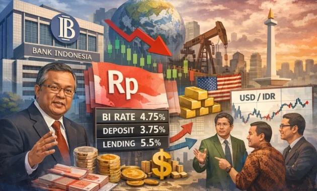 Rupiah Makin Anjlok Meski BI Tahan Suku Bunga, Ekonom HSBC Peringatkan Risiko Besar Rupiah Makin Anjlok Meski BI Tahan Suku Bunga, Ekonom HSBC Peringatkan Risiko Besar
