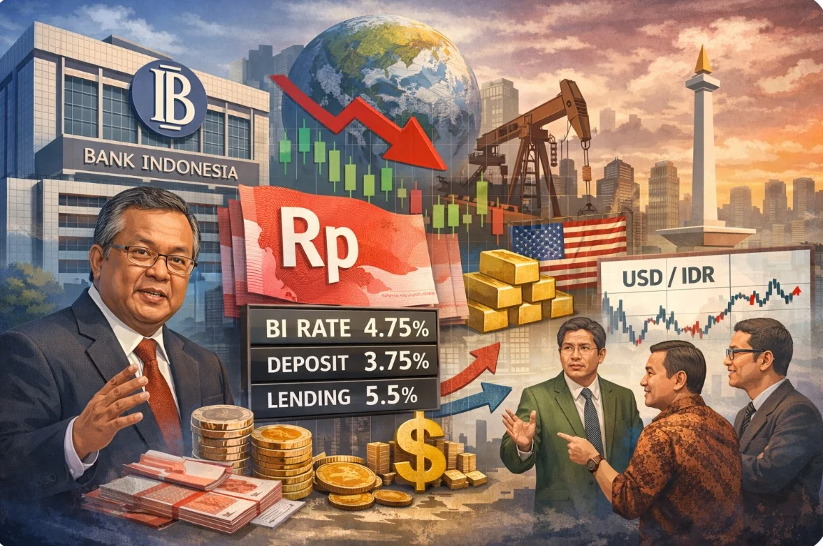 Rupiah Makin Anjlok Meski BI Tahan Suku Bunga, Ekonom HSBC Peringatkan Risiko Besar