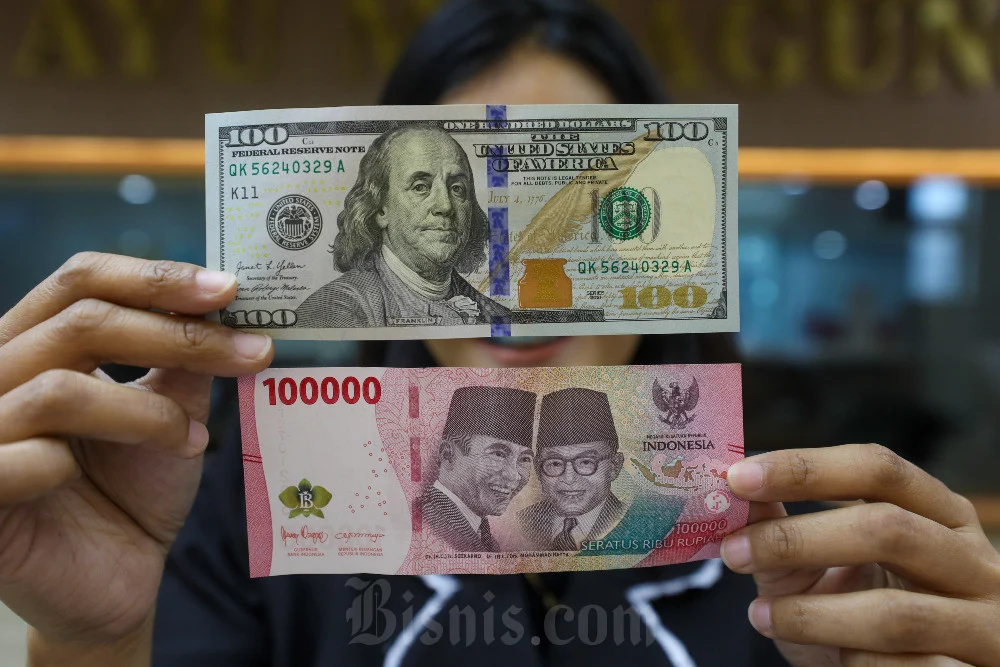 Rupiah pada Selasa melemah, sentuh level Rp17.405 per dolar AS