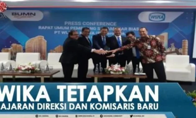 RUPST WIKA Tetapkan Jajaran Baru Direksi dan Komisaris, Ketut Pasek Dilantik Sebagai Direktur Utama