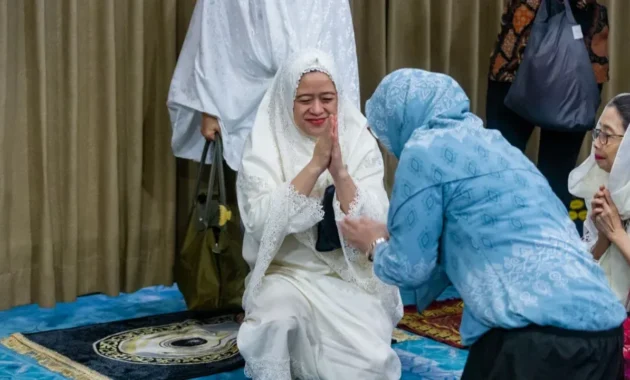 Salat di Masjid DPR, Puan Harap Iduladha 2026 Jadi Momen Rajut Kepedulian Sosial