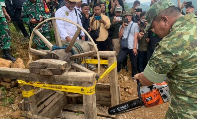 Satgas PKH Papua Tertibkan Tambang Emas Ilegal, Rebut Kembali 200 Hektare Lahan
