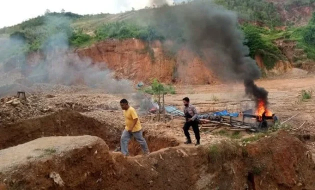 Satgas PKH Tangkap 16 Warga Negara Tiongkok di Gunung Botak, Bongkar Praktik Prostitusi dan Penjualan Miras