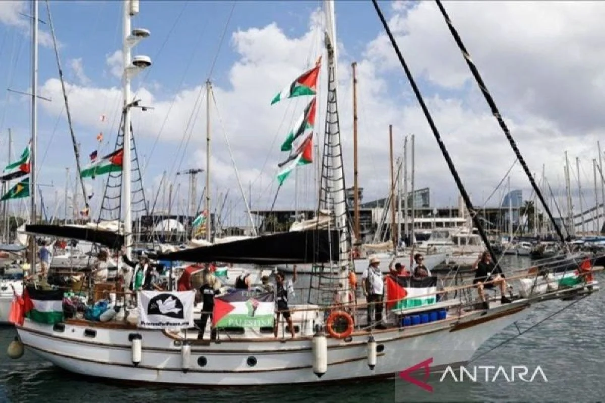 Seluruh Kapal Flotilla Kemanusiaan Gaza Dicegat Israel