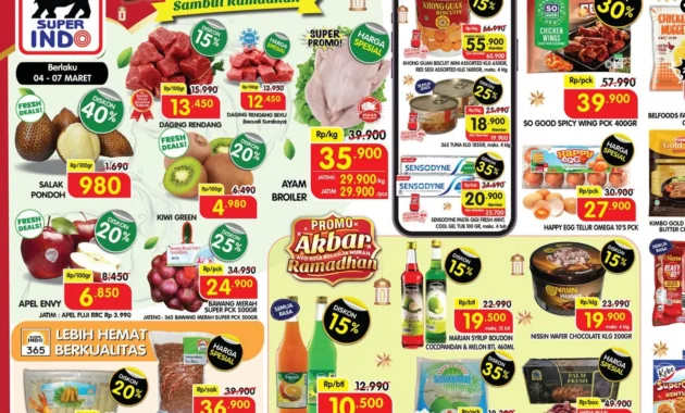 Superindo Gelar Promo Weekday 4-7 Mei 2026: Diskon Hingga 40% untuk Semua Kebutuhan Harian