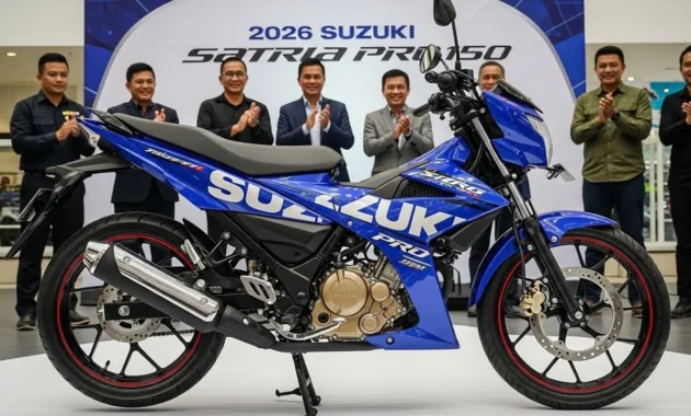 Suzuki Satria Pro 2026 Resmi Meluncur: Performa Balap Makin Buas, Fitur Lebih Modern