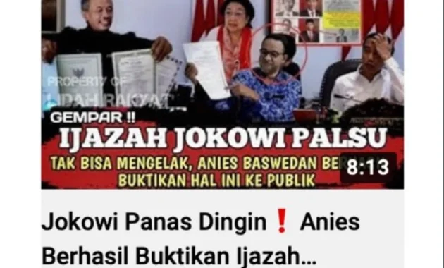 Terungkap! Deretan Hoaks tentang Ijazah Jokowi, Yusril, dan Tuduhan JK Mengguncang Dunia Politik Indonesia