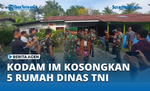 TNI Gencar Kosongkan Rumah Dinas di Slipi: Langkah Tegas Atas Penyalahgunaan Aset Negara