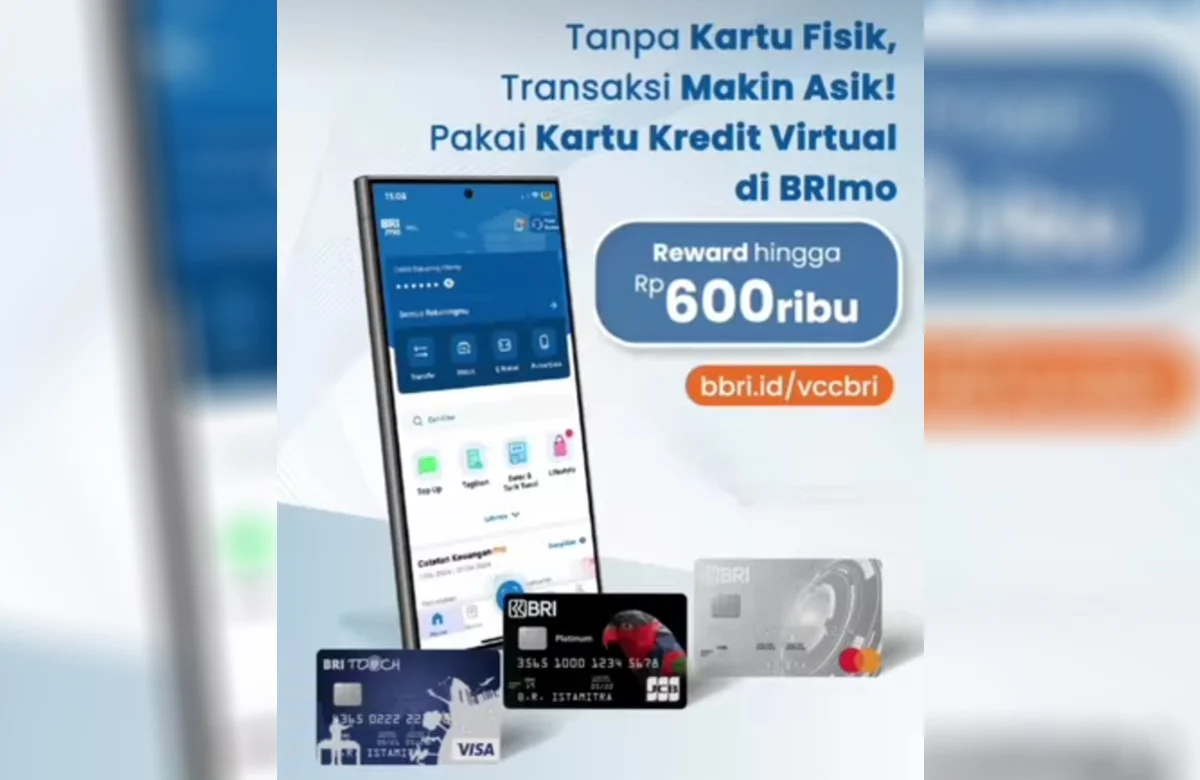 Transaksi Debit Tanpa Sentuh BRI Melonjak 1.144 Persen