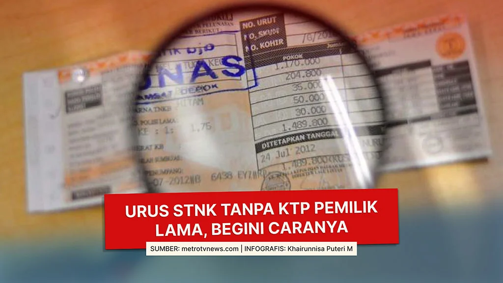 Trik Perpanjang STNK Tanpa KTP Pemilik Lama: Polisi Ungkap Bisa Ganti Surat Pernyataan