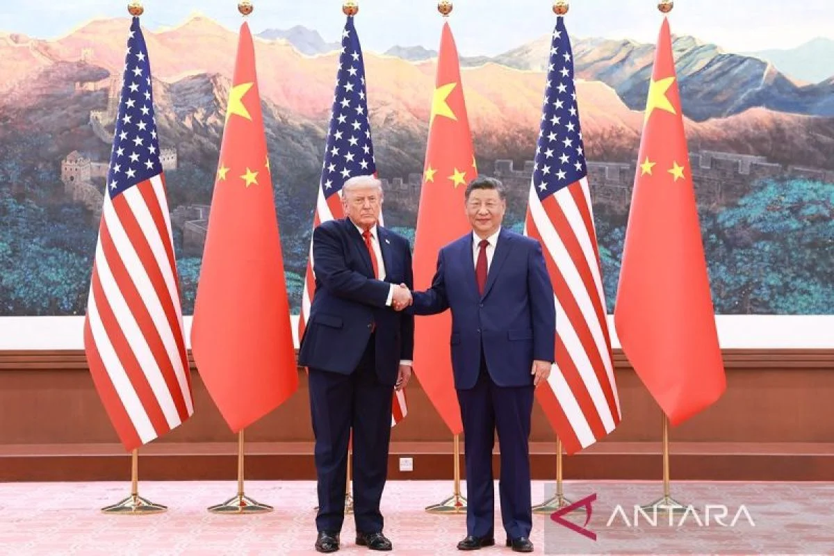 Trump akhiri kunjungan ke Beijing, sambut kemajuan hubungan AS-China