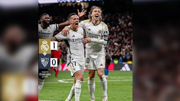 Vinicius Bawa Real Madrid Menang Tipis 1-0 atas Sevilla