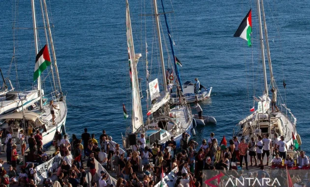 Wartawan dan Relawan Indonesia yang Ikut Flotilla ke Gaza Dilaporkan Diculik Israel