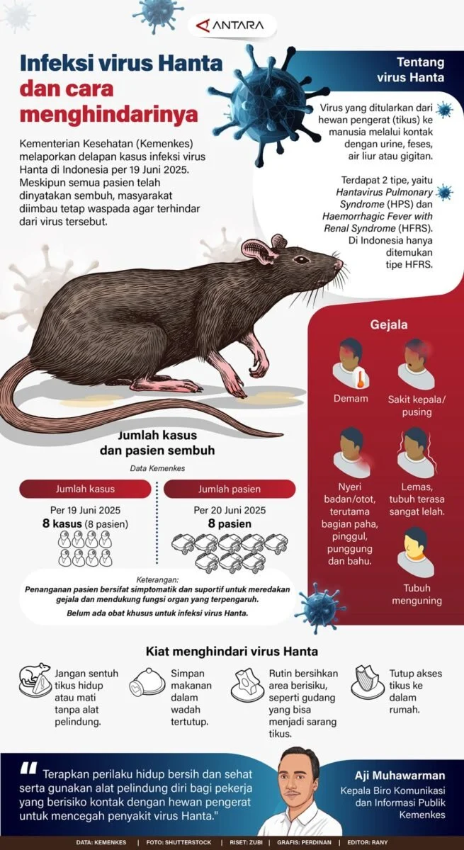 Waspada Virus Hanta, Ini Gejala dan Langkah Pencegahannya