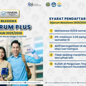 21 Kampus di Jawa Timur Buka Pendaftaran Beasiswa Djarum Plus 2026, Cek Syaratnya!