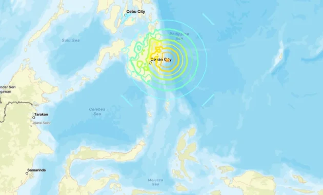 25 Wilayah Indonesia Berpotensi Tsunami Akibat Gempa M7,7 di Mindanao, Filipina 25 Wilayah Indonesia Berpotensi Tsunami Akibat Gempa M7,7 di Mindanao, Filipina