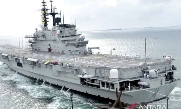 Akuisisi Kapal Induk Garibaldi Picu Pro dan Kontra, Pengamat Militer: Cocok untuk Evakuasi WNI dan Kapal Angkut Heli Akuisisi Kapal Induk Garibaldi Picu Pro dan Kontra, Pengamat Militer: Cocok untuk Evakuasi WNI dan Kapal Angkut Heli