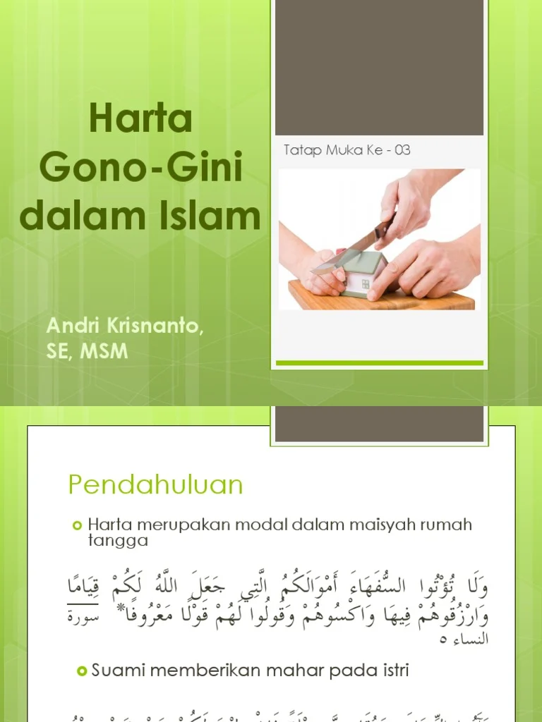 Apakah Islam Mengenal Harta Gono-gini? Penjelasan Lengkap tentang Kepemilikan Suami dan Istri