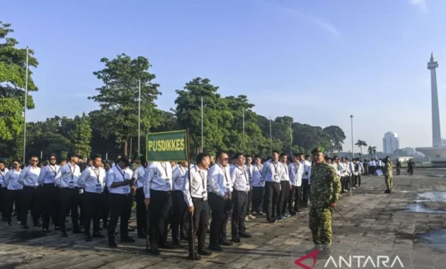Apel Siaga Komcad ASN Tidak Ada Hubungan dengan Demo Mahasiswa, Katakan Kemhan Apel Siaga Komcad ASN Tidak Ada Hubungan dengan Demo Mahasiswa, Katakan Kemhan