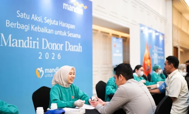 Bank Mandiri Gelar Donor Darah “Satu Langkah Darimu, Sejuta Harapan Untuknya”, Raih 4.850 Pendonor di Seluruh Indonesia