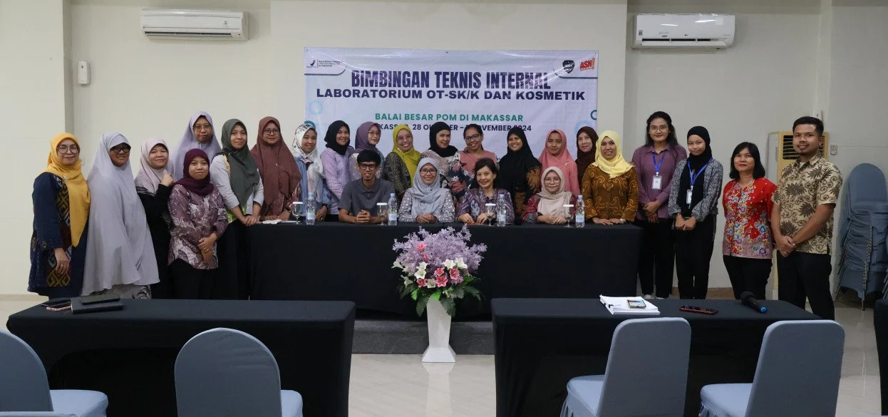 BBPOM Makassar Tingkatkan Kompetensi Penguji Laboratorium Obat dan Makanan