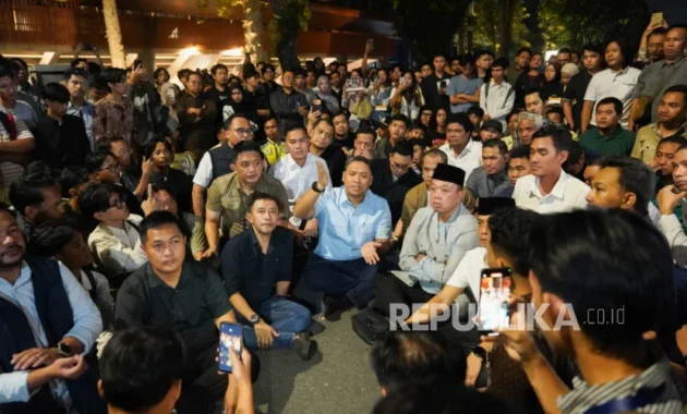 Berbicara di UGM Sebelum Dievakuasi, Nusron: Saya Harus Mendengarkan Keluhan Masyarakat