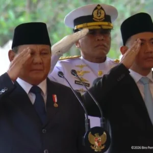 Beri Penghormatan Terakhir kepada Mendiang Ryamizard Ryacudu, Presiden Prabowo Tiba di Kantor Kemhan