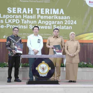 BPK Beri Opini WTP pada Laporan Keuangan Pemprov Sulsel Tahun Anggaran 2025
