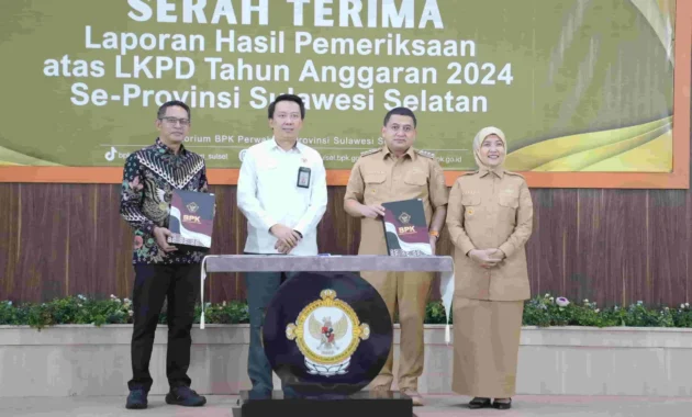BPK Beri Opini WTP pada Laporan Keuangan Pemprov Sulsel Tahun Anggaran 2025