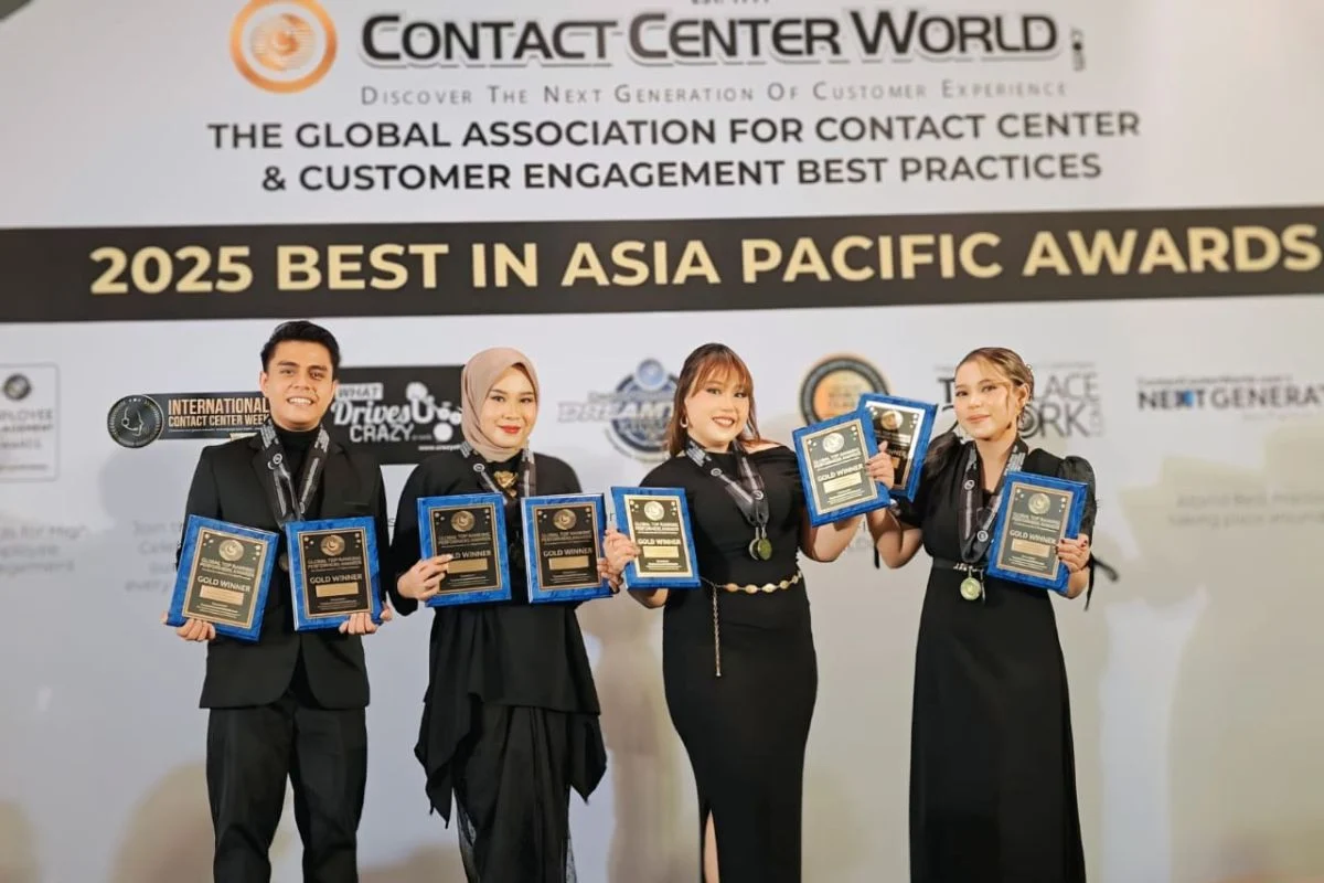 Buah Komitmen Melayani Sepenuh Hati, Pegadaian Borong Awards di Ajang Global, Contact Center World Asia Pacific 2026