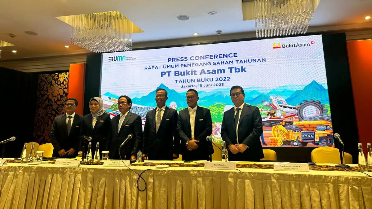 Bukit Asam Cetak Laba Rp 2,93 Triliun dan Tebar Dividen Rp 114 per Saham