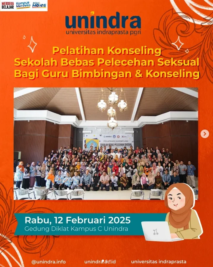 Cetak Guru Berkarakter dan Adaptif, Unindra dan PGRI Gelar Pelatihan Konseling di Kabupaten Lebak