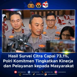 Citra Polri Meningkat di Survei, Profesionalitas dan Kepuasan Publik Ikut Naik