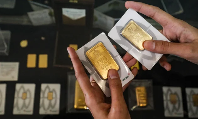 Dampak Penguatan Dolar AS Bikin HPE dan Harga Referensi Emas Juni Anjlok