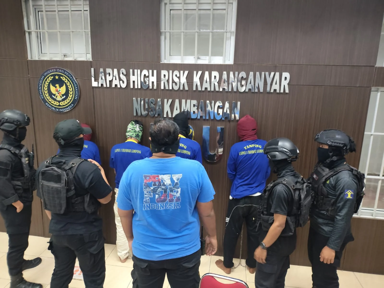 Ditjenpas Pindahkan 134 Napi High Risk ke Nusakambangan