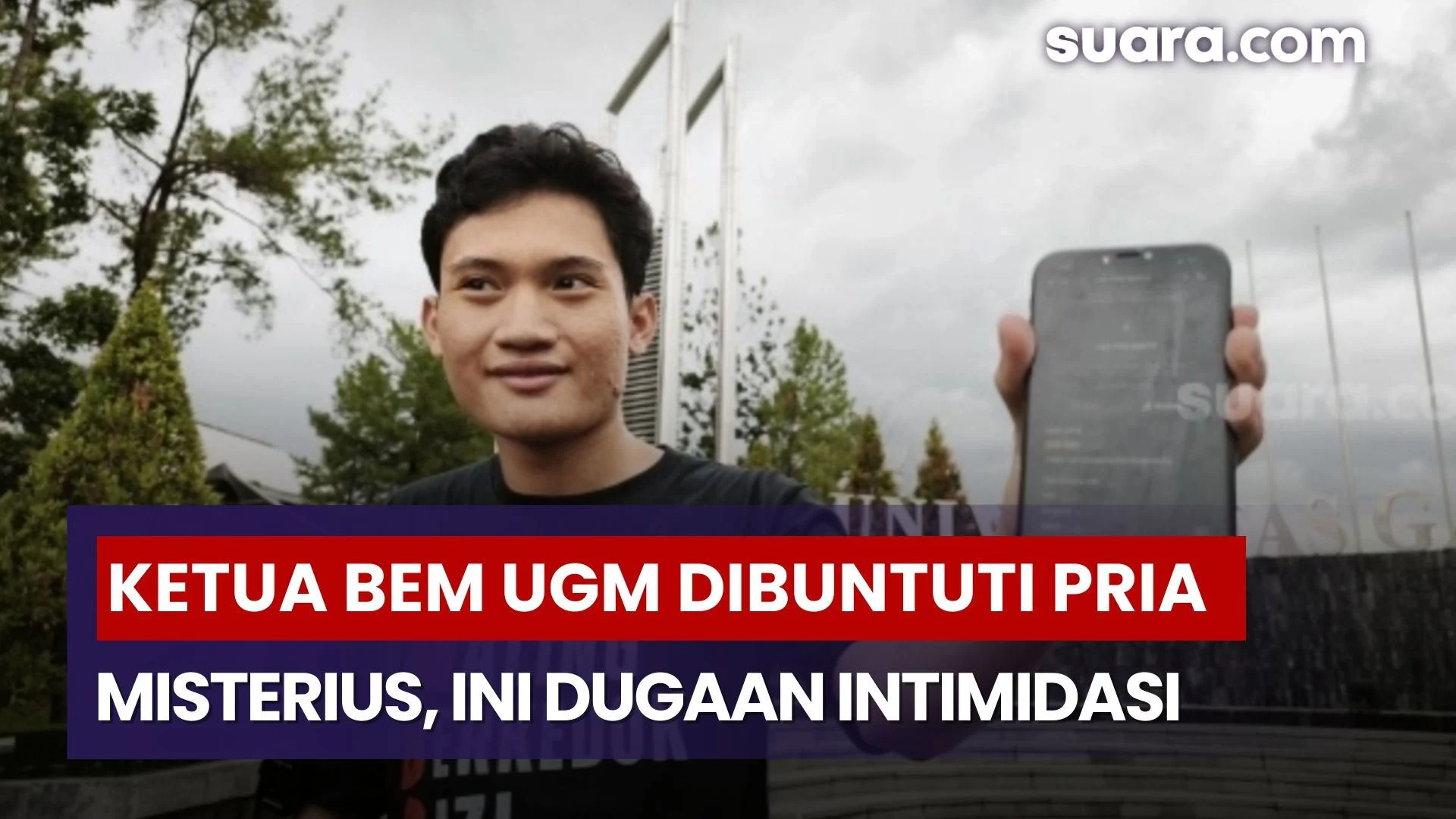 Eks Ketua BEM UGM Tiyo Ardianto Jadi Sasaran Tembak, Fortuner Dikaitkan Purnawirawan TNI