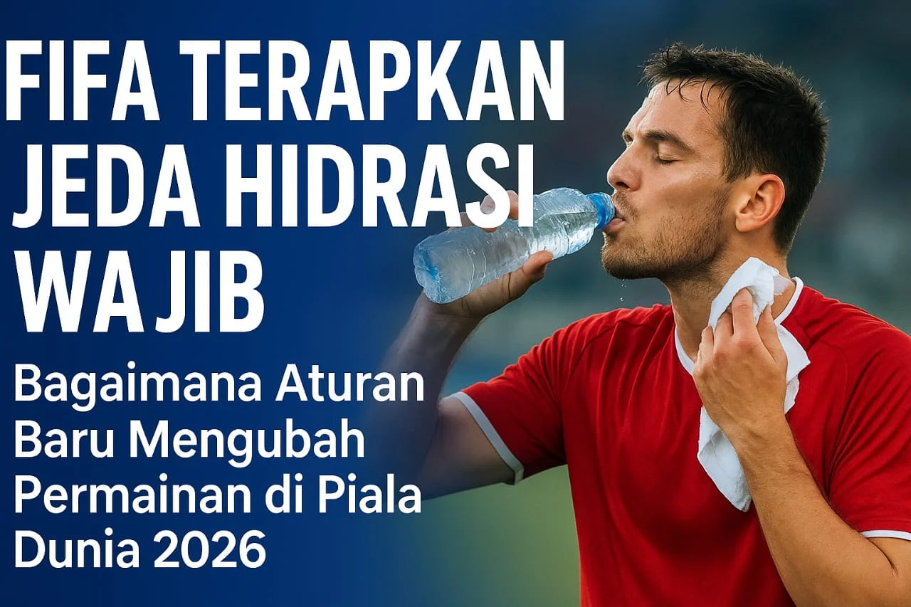 FIFA Longgarkan Aturan Botol Minum di Piala Dunia 2026