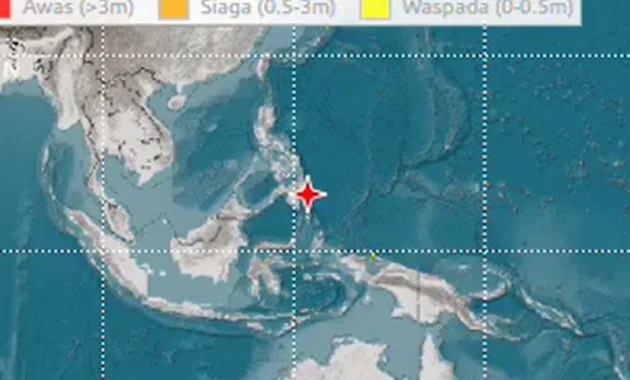 Gempa Besar Filipina, BMKG Akhiri Peringatan Dini Tsunami; Warga Gorontalo Pantau Pasang‑Surut Laut Gempa Besar Filipina, BMKG Akhiri Peringatan Dini Tsunami; Warga Gorontalo Pantau Pasang‑Surut Laut